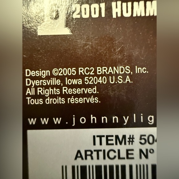 Johnny Lightning Dracula Hispano Suiza Cabriolet Toy Car - Black - Picture 4 of 4